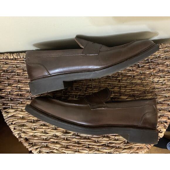 Allen Edmonds Men's Denali Brown Penny Loafers size 10 Barely Used Old Money - Picture 4 of 10